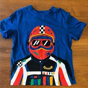 Hanna Andersson 6/7 T-Shirt with Racer Design